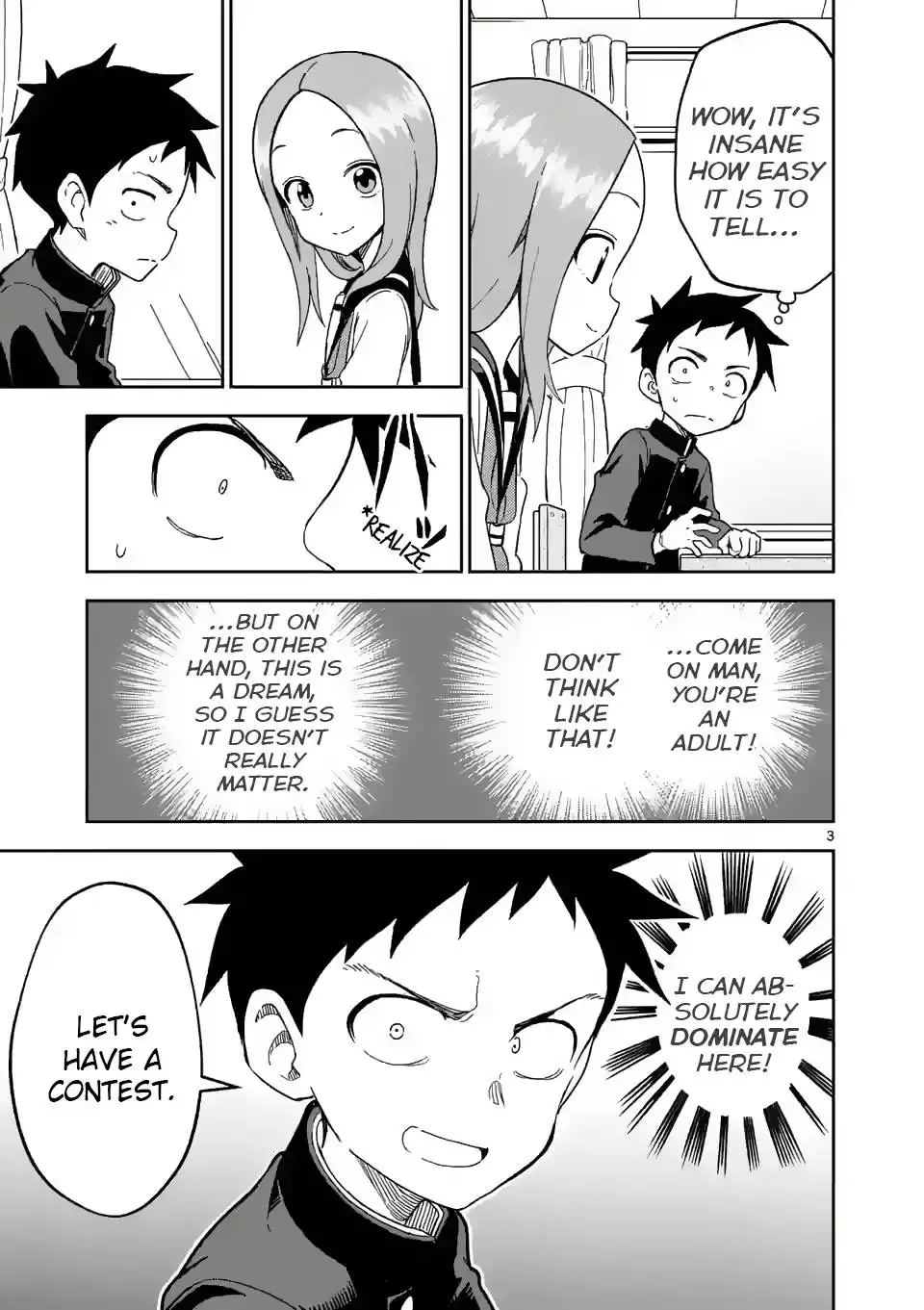 Karakai Jouzu no (Moto) Takagi-san Chapter 190 3